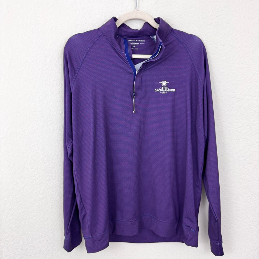 Holderness & Bourne Mens The Yater Quarter Zip Jacket Size M The Jackhammer